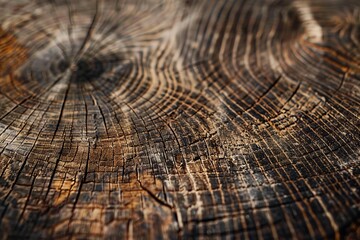 Fototapeta premium Close-up View of a Tree Trunk's Texture