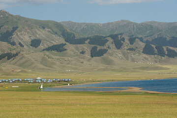 Obraz premium Sayram Lake