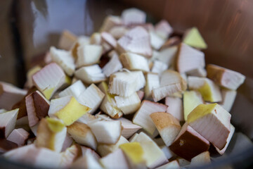 prepared mushrooms in a bowl