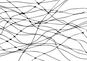 Chaotic abstract smooth lines, , nero graphics, vector background