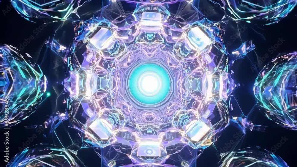Poster a timelapse of quantum spheres forming intricate patterns as they spin and dance.