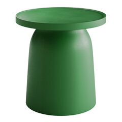 A green table with a green top