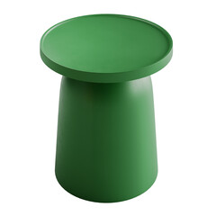 A green table with a green top