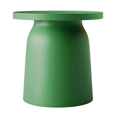 A green table with a green top