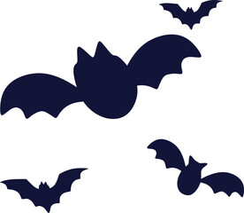 Halloween Bats Silhouette