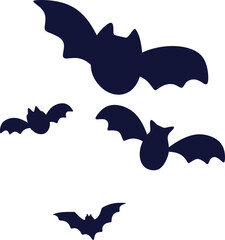 Halloween Bats Silhouette
