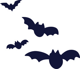 Halloween Bats Silhouette
