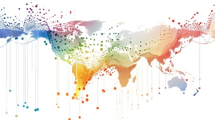 abstract colorful background with splashes
