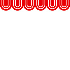 Obraz premium Indonesian Flag Curtain Header