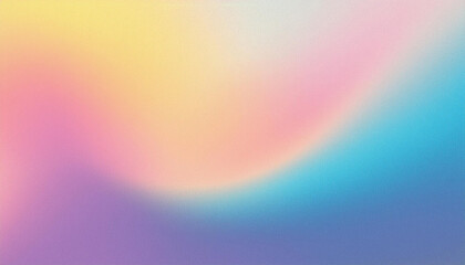Obraz premium Grainy Noisy Background with Vibrant Abstract Color Gradient Shapes and Glowing Noise Texture, Ideal for Eye-Catching Banner Designs