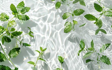 Pure water and wormwood,created with Generative AI tecnology.