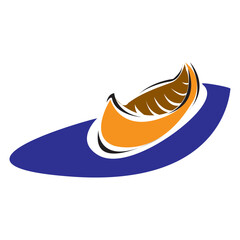 A serene vector image of a sailboat gliding across tranquil seas. Perfect for nautical themes or travel-related designs.