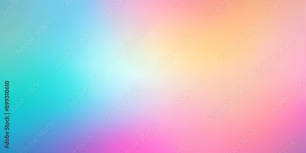 Aufkleber abstract blur soft gradient pastel dreamy background generative by ai