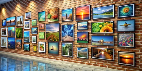 A picture on a wall informative Vibrant engaging AI-Created Content