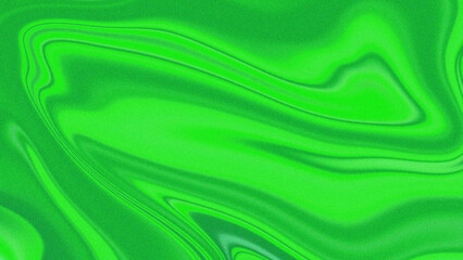 Vibrant abstract green marbled pattern with fluid, wavy lines and varying shades of green with noise texture effect Digital background