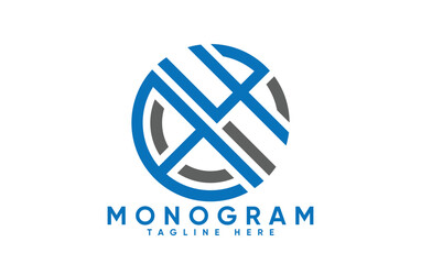 AY letter creative monogram  vector logo design.