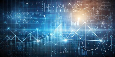 Mathematical formulas and graphs  Creative AI