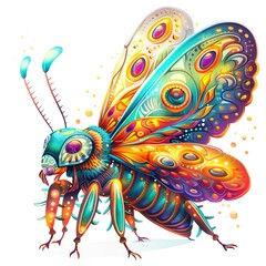 Firefly Global Fusion animal fashion cartoon isolated whitebackground 16:9