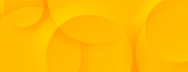 yellow abstract background with overlapping circles shapes
