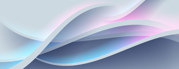 gray abstract background with blue and pink light