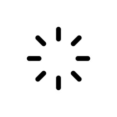 Fototapeta premium loading line icon