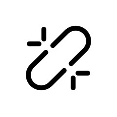 unlink line icon