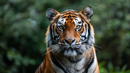 Obraz premium a tiger looking directly at the camera