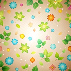 Obraz premium Floral Spring Pattern.