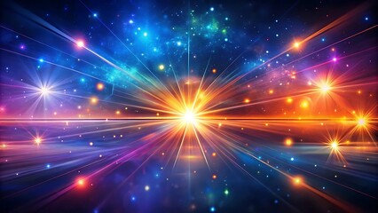 Obraz premium Abstract Light Burst Background.
