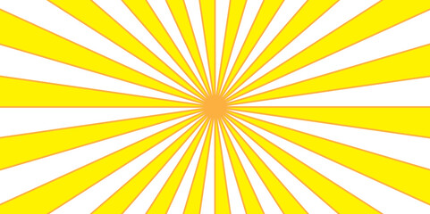 Abstract retro ray sunburst light and bright starburst wallpaper. gradient multicolor vintage illustration vector sunshine texture. used for template and cartoon texture background.