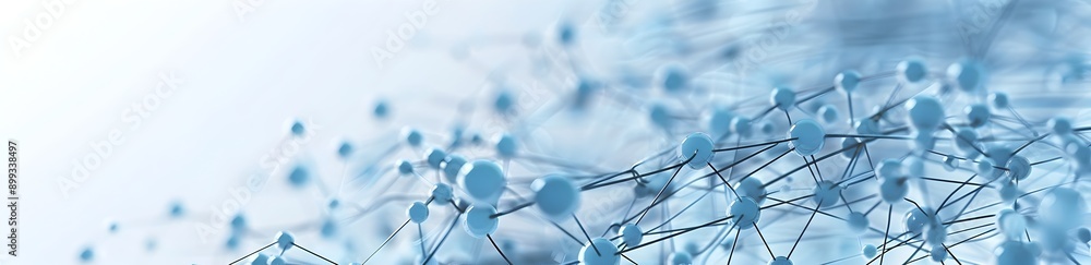 Poster abstract technology background with connected dots and lines, digital network concept vector illustr