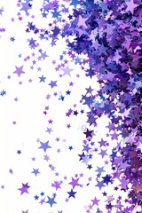 White background with lilac flowers , Background for the design