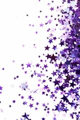 White background with lilac flowers , Festive design background