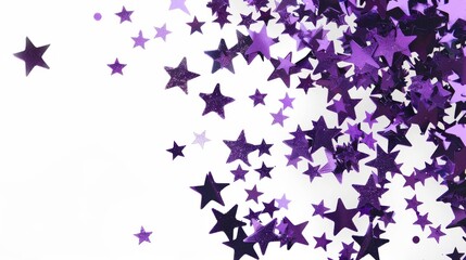 White background with lilac flowers , Festive design background