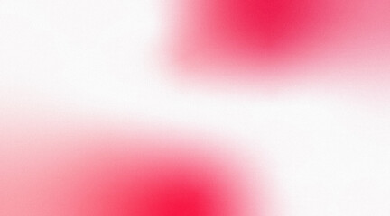 Abstract background with smooth pink blobs on white blank space and subtle noise texture