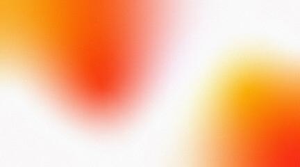 Abstract orange red yellow gradient background with white empty space for cover post template design