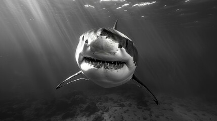 great white shark wallpaper 