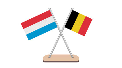 Belgium Luxembourg Flag