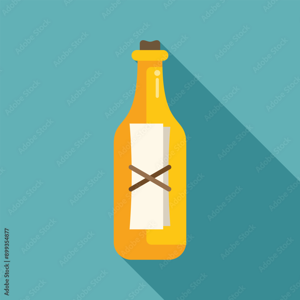 Poster message is waiting in the bottle to be found by someone