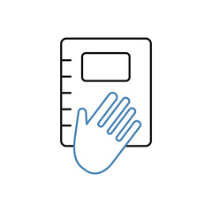 truth concept line icon. Simple element illustration. truth concept outline symbol design.