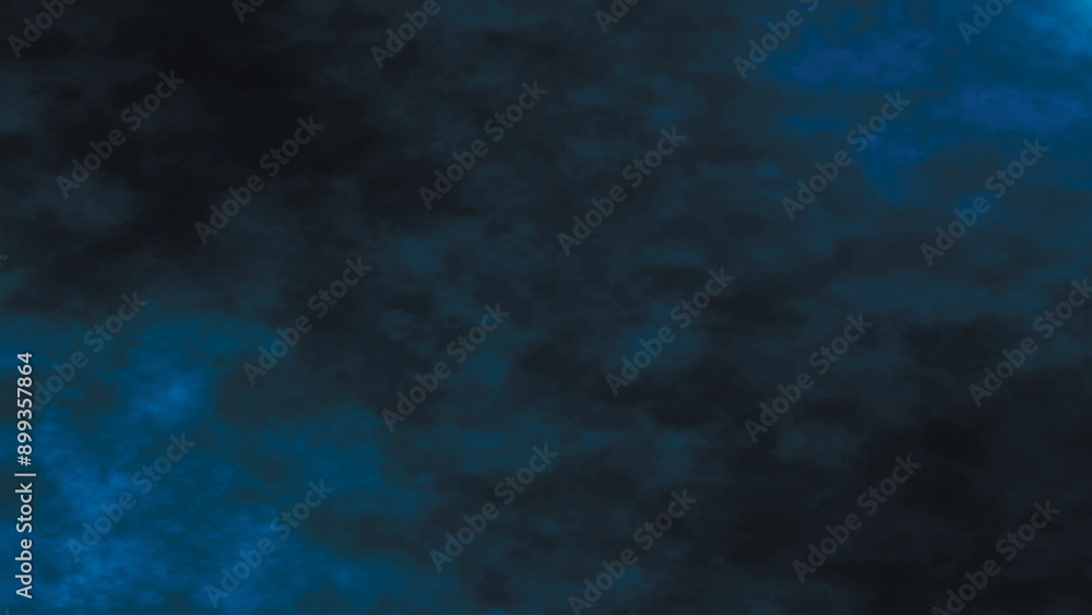 Poster shimmering clouds forming line and wave flow. smoke clouds on dark background. cloud movement on dar