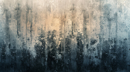 Obraz premium Textured concrete wall in a dark and light gradient with a grungy white finish.