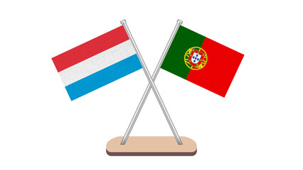 ortugal Luxembourg Flag