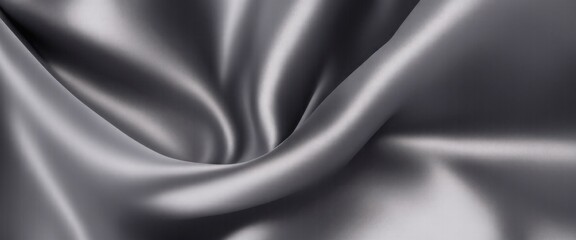 Luxury Gray satin smooth fabric background