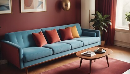 Photo interior modern design room 3d illustration