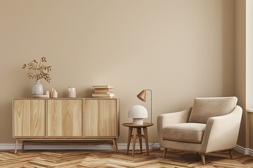 Obraz premium interior of a room with a table