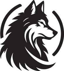 Fototapeta premium wolf vinyl ready vector illustration