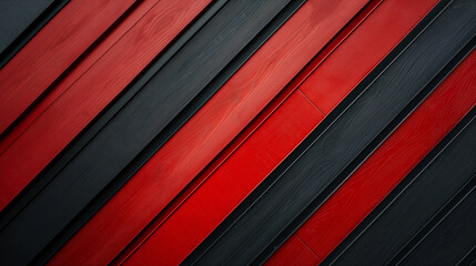 Fototapeta premium Abstract diagonal red and black wood grain pattern. ..