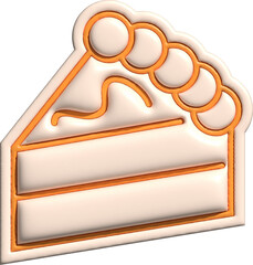 3D Simple Mini Cake Element