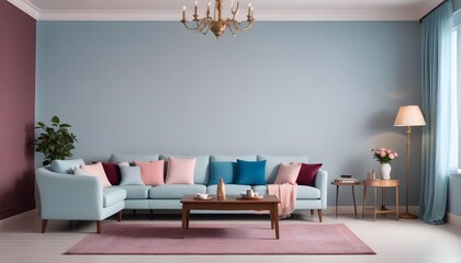 Photo interior modern design room 3d illustration